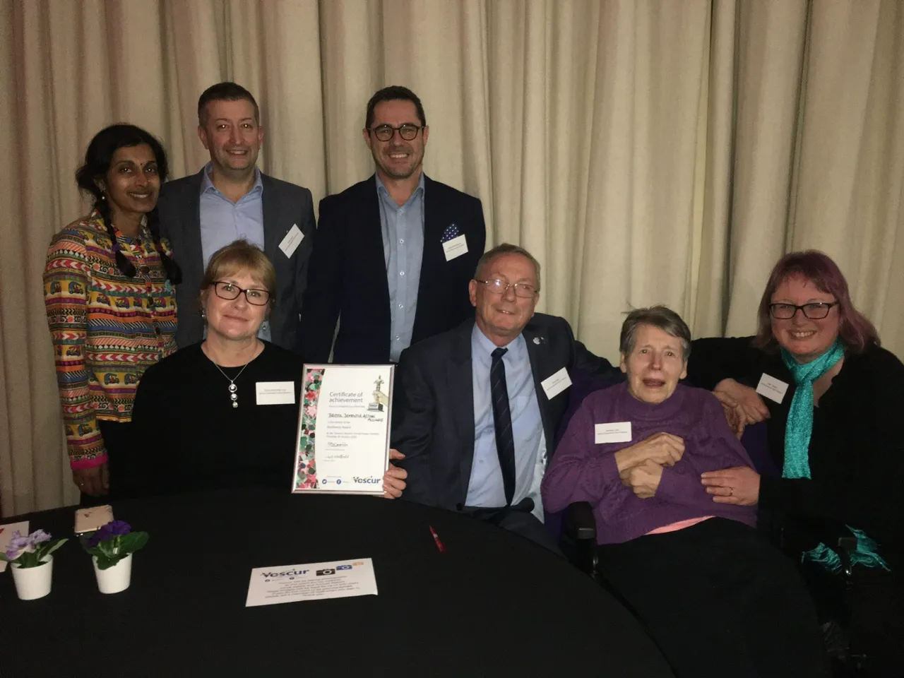 tony hall bdaa bristol dementia action alliance voscurs award