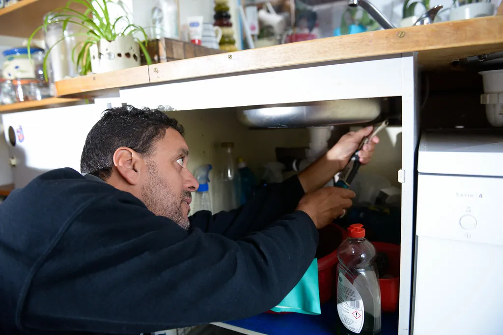 we care handyperson plumber plumbing sink pipe emergency repair